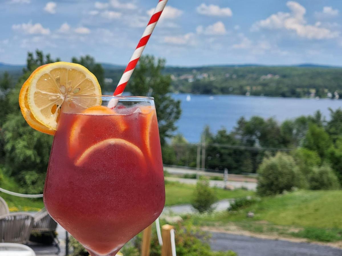 Au Sommet Du Lac Magog Eksteriør billede