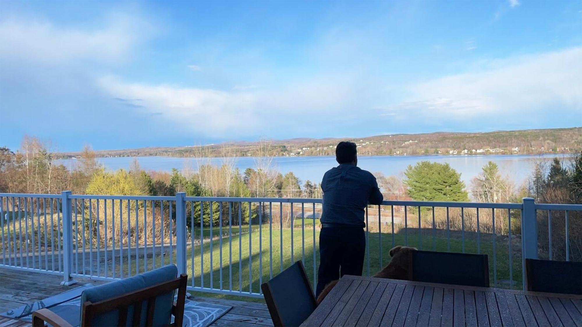 Au Sommet Du Lac Magog Eksteriør billede