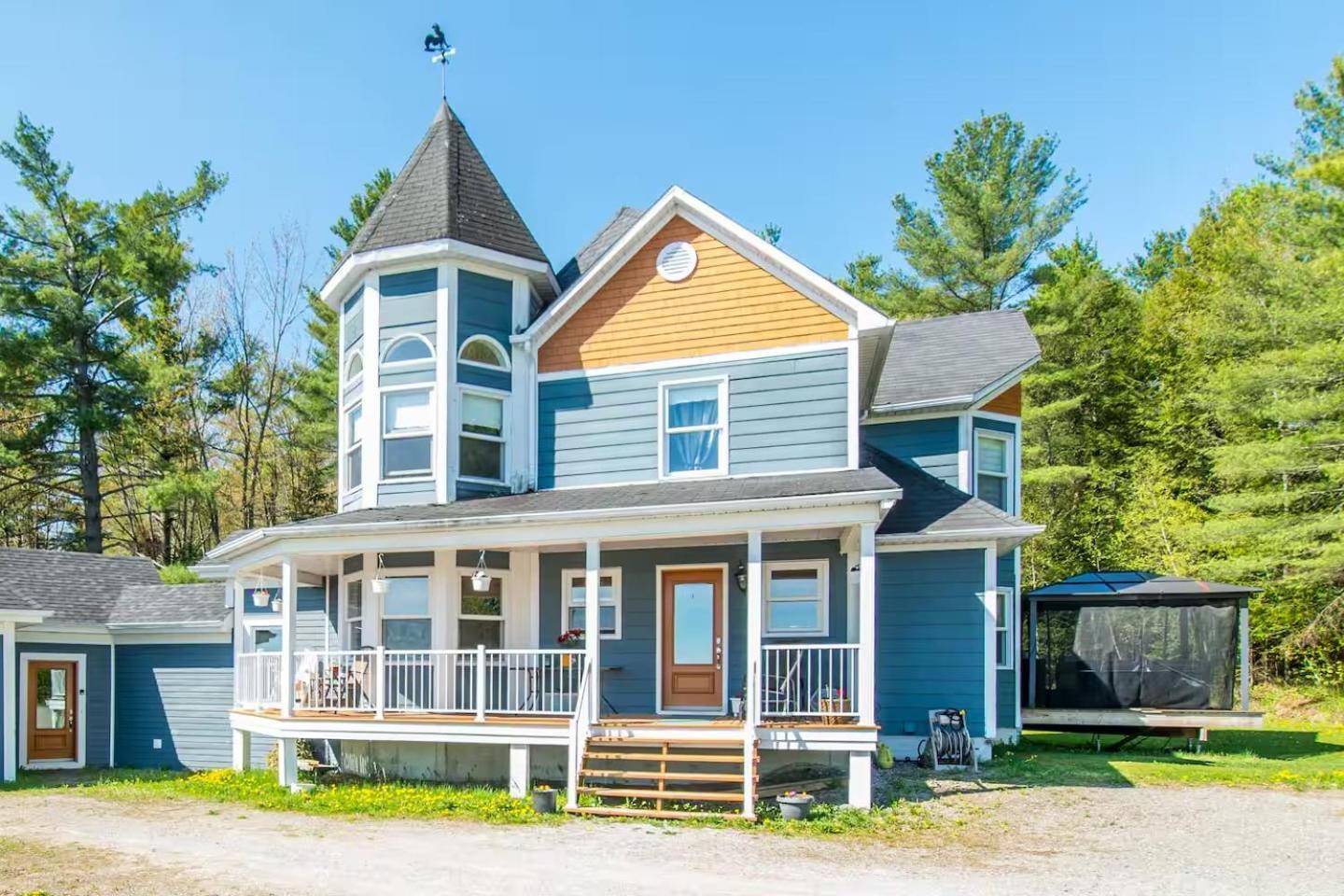 Location Au Sommet Du Lac Magog Eksteriør billede